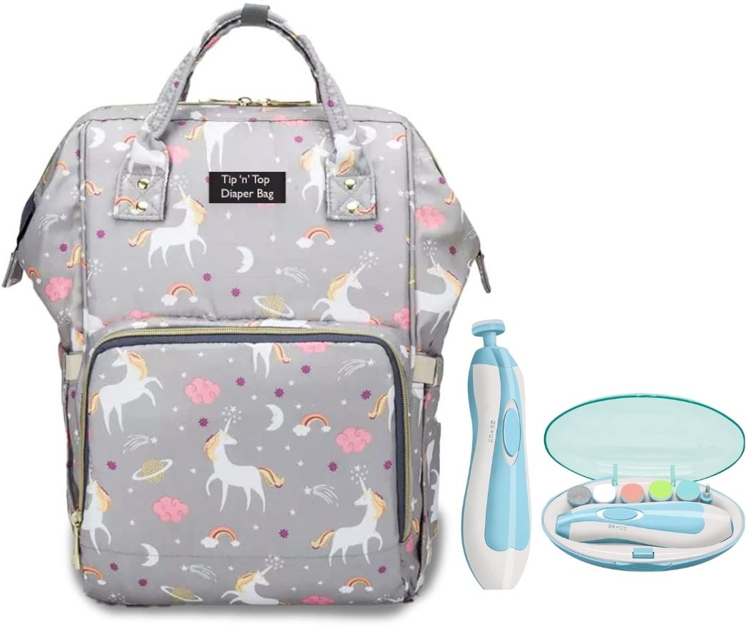 Premium Baby Diaper Bag for Mother and Baby Nail Trimmer Baby Diaper Bag & Nail Trimmer Combo-image-35