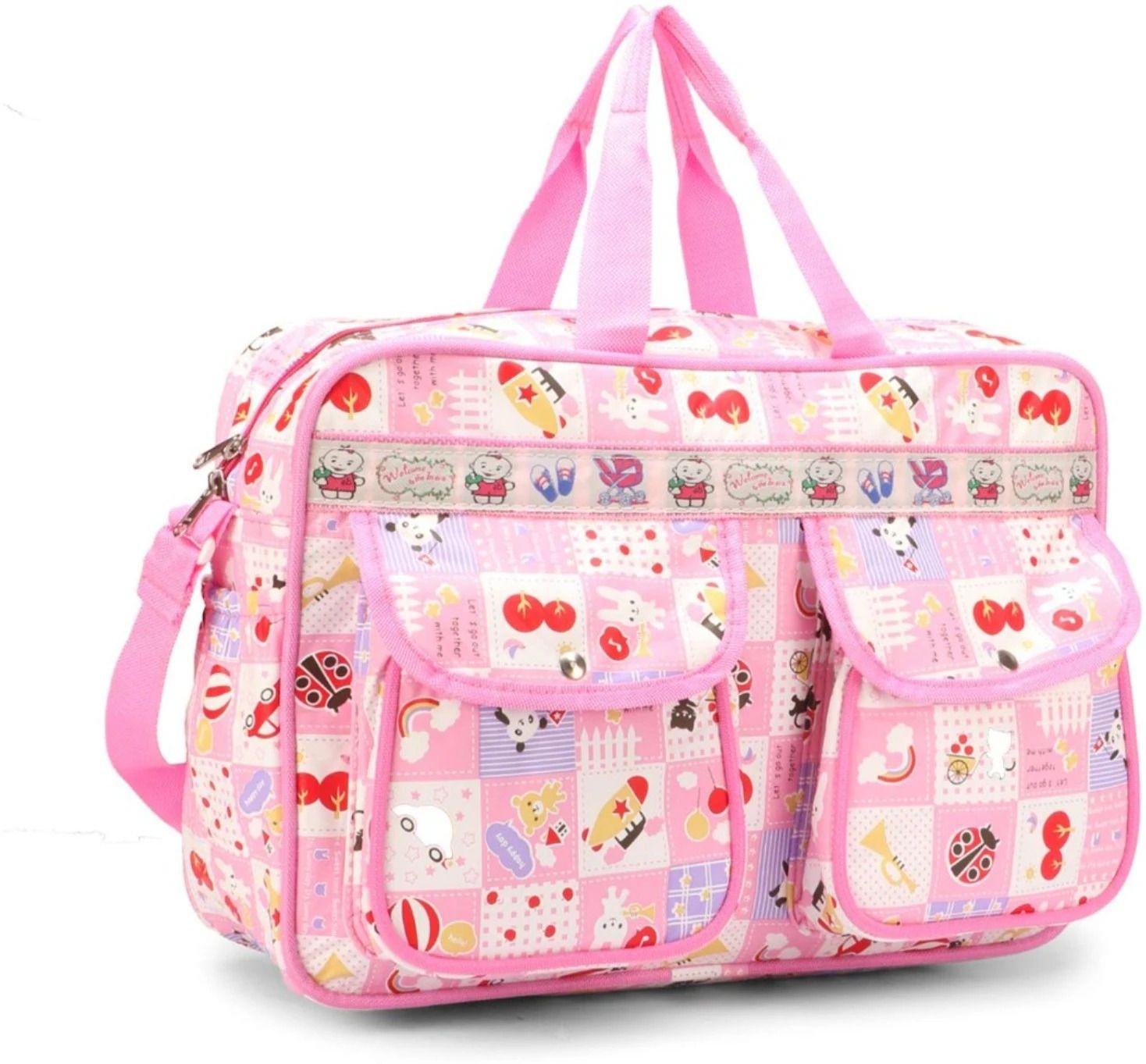 Best Quality Multipurpose Diapers Bag with feeding bottle warmer Diapers Bag-image-43
