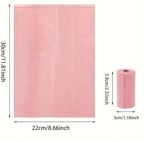 swavira Dustbin Disposable Small Garbage Bag for Dustbin 22x30 cm(12 Roll/180 Bags) Diaper Bag-picture-10