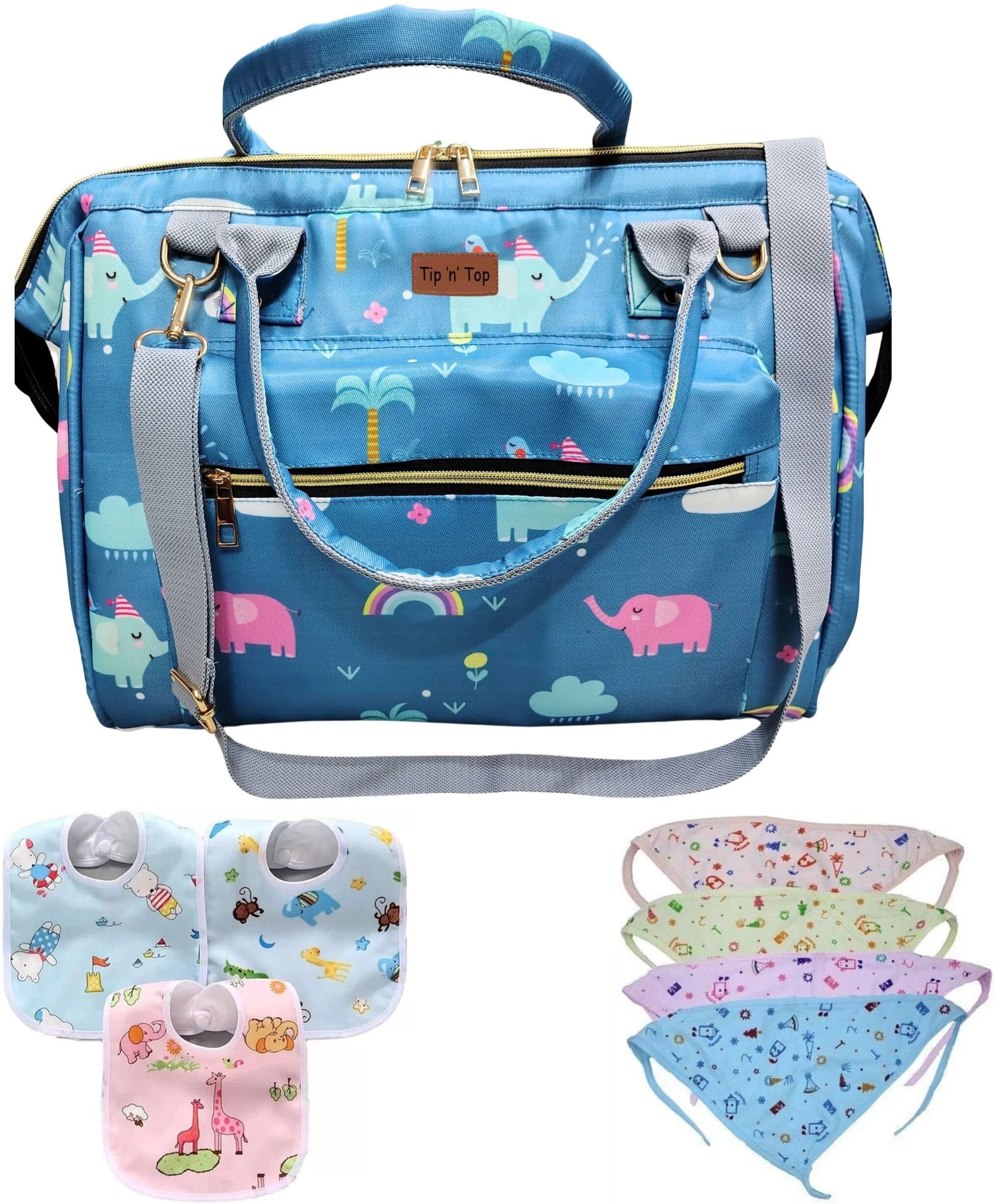 tinybloom Premium Travelling Backapck Baby Diaper BagTinybloom2090 Diaper Handbag Combo-picture-2