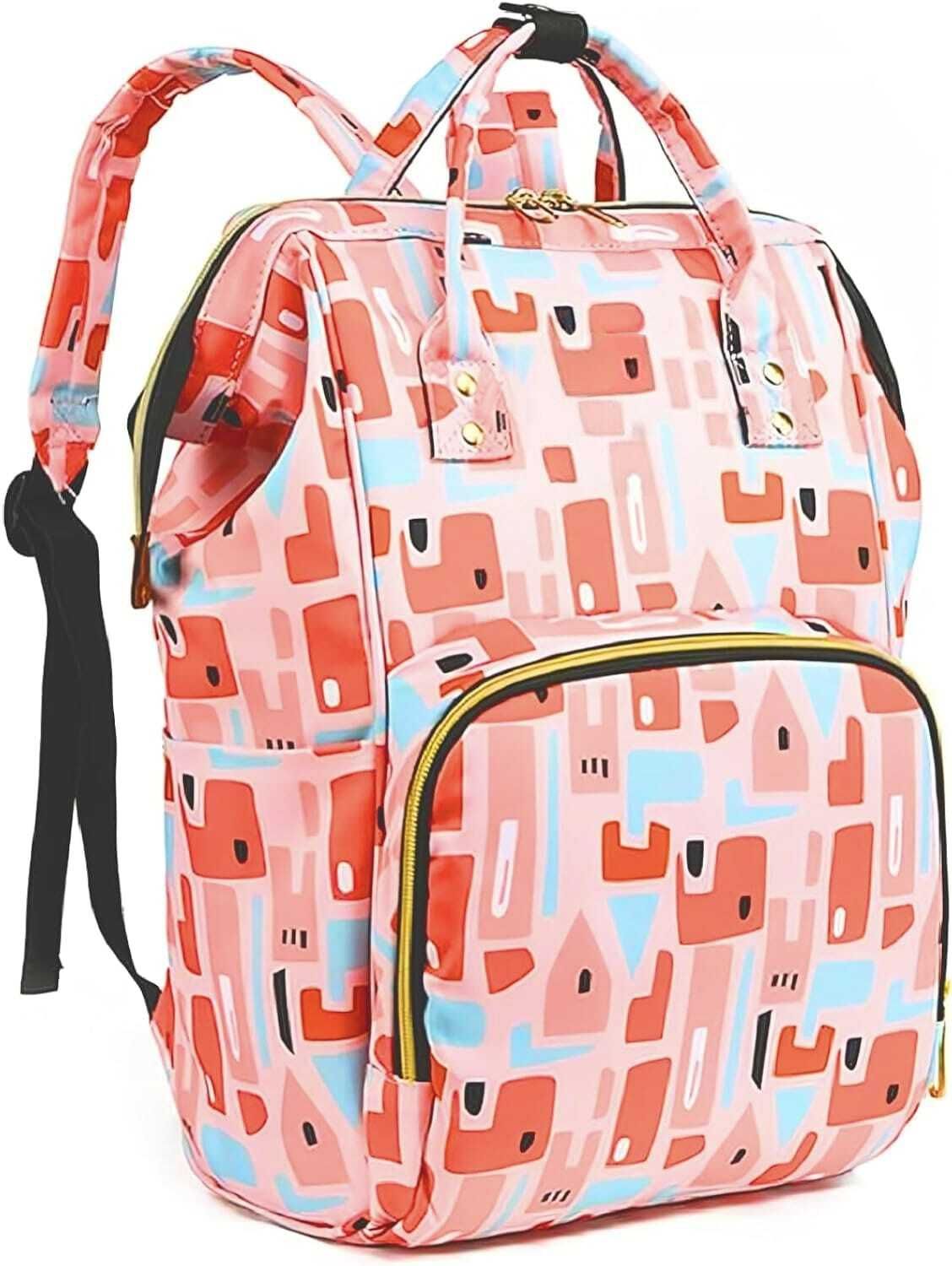 Diaper Bag Backpack for Moms | Waterproof Baby Travel printed diaper bag-image-5