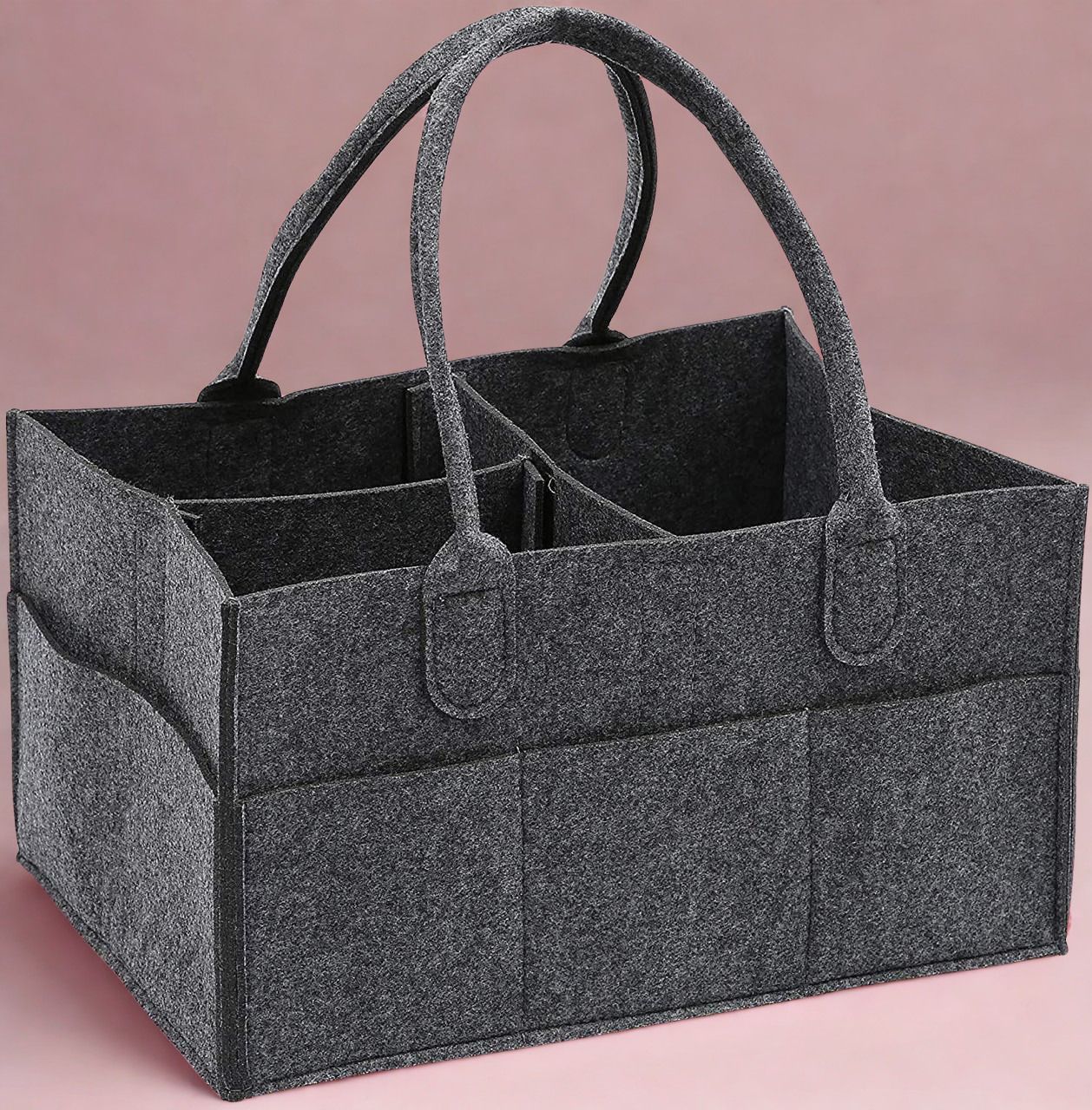 Multi-Purpose Nursery Storage Bin and Car Travel Organizer diaper bag-image-44