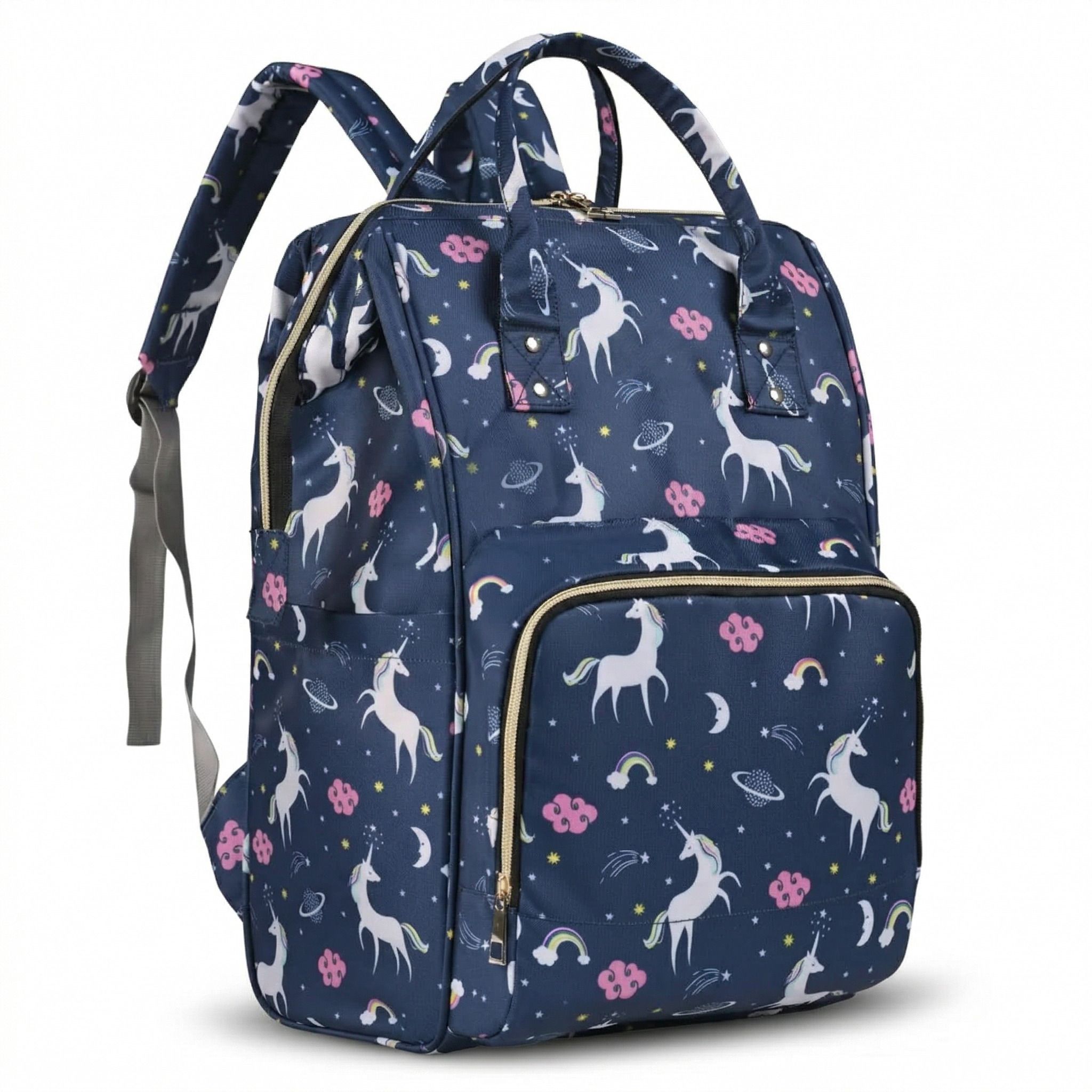 Medium 26 L Backpack Baby Diaper Bag for Mothers (Blue) Dipper beg-image-14