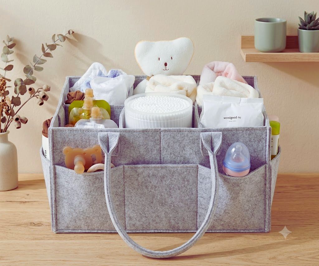 kemiv Multi-Purpose Nursery Storage Bin and Car Travel Organizer diaper bag-picture-44