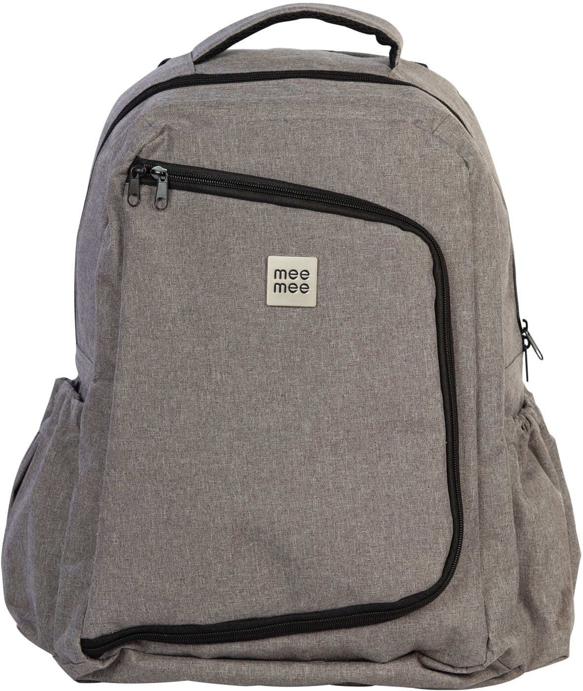 meemee Stylish Multi-Function Diaper Bag Backpack (Grey) Diaper Bag-picture-43