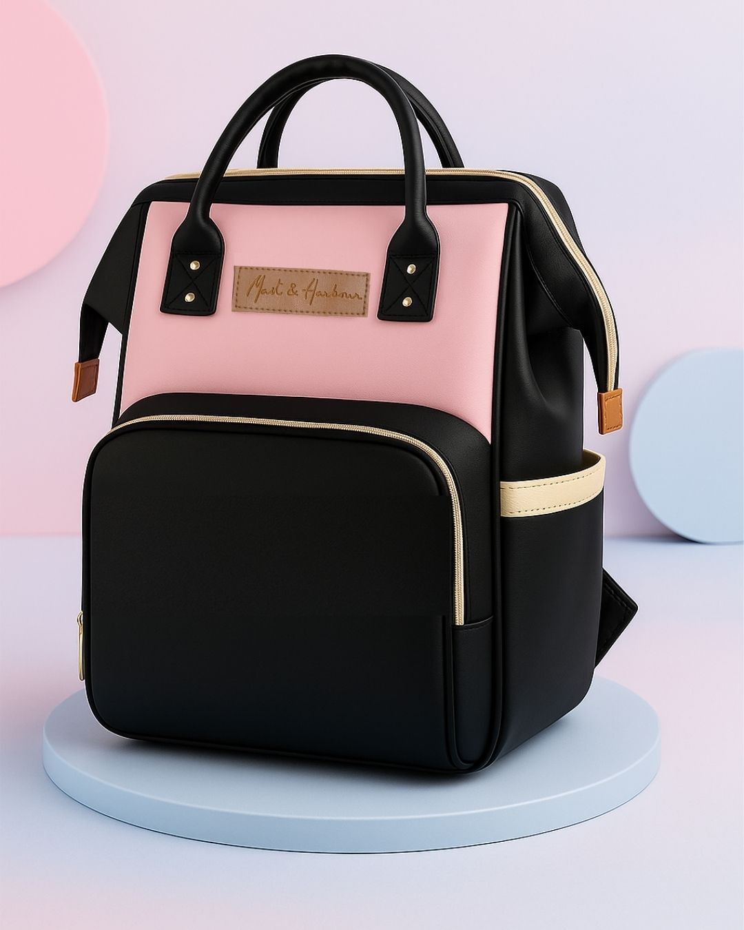 Diaper Bag with Insulated Bottle Pockets and Spacious for Everyday Use Diaper Bag-image-8