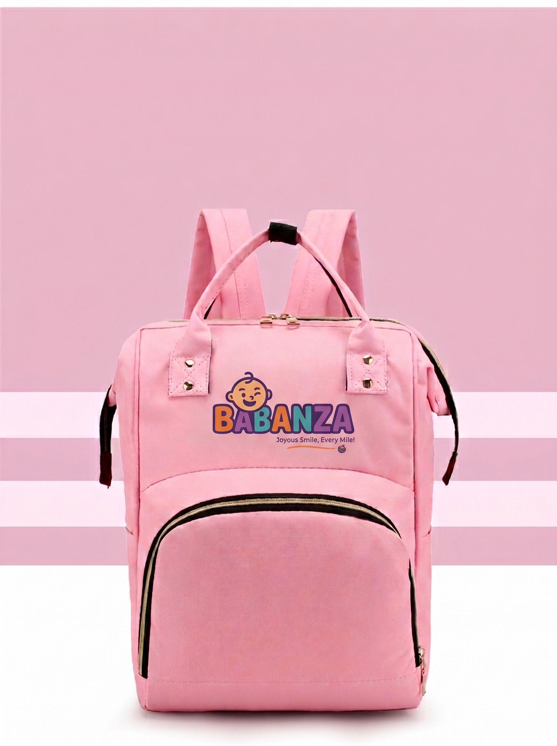 babanza Baby Diaper Bag with bottle holder and unsulation, big size Backpack-picture-39