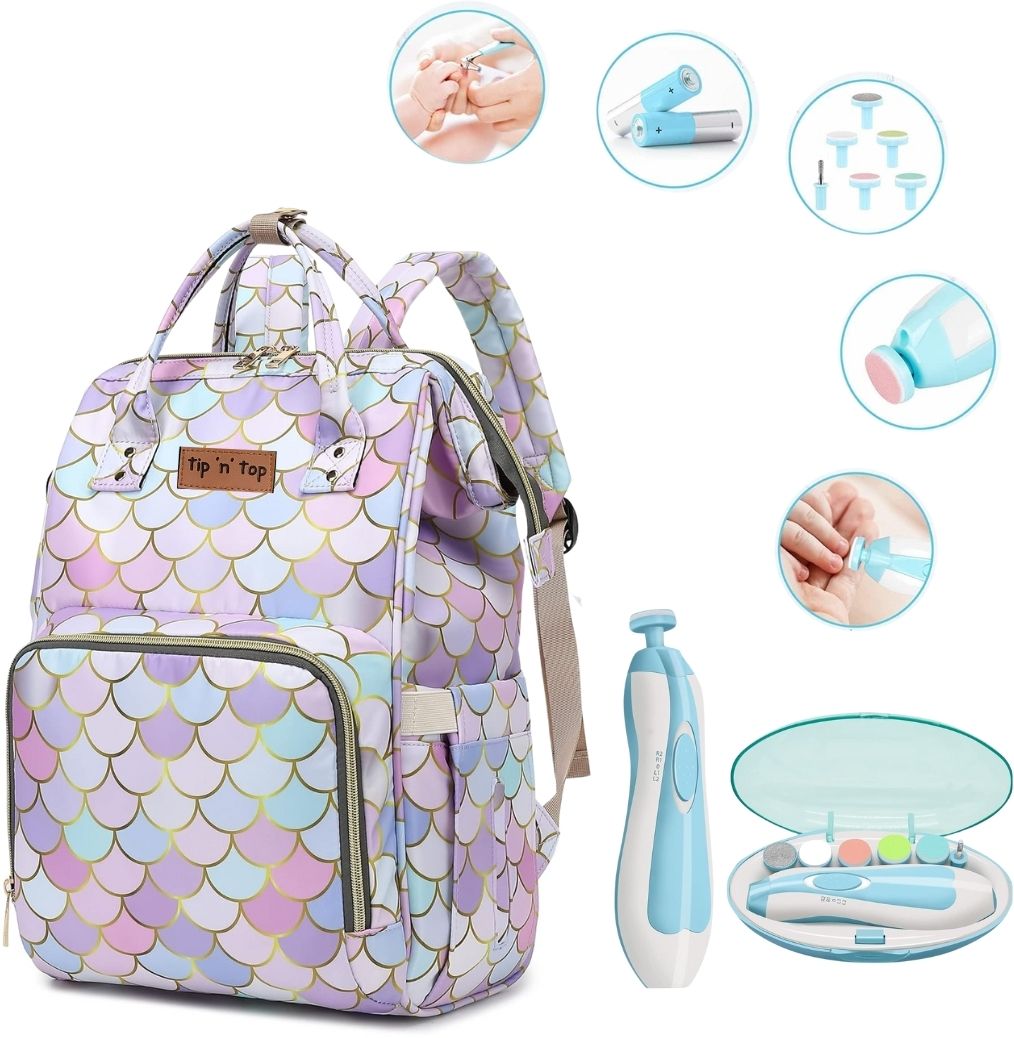 Premium Baby Diaper Bag for Mother and Baby Nail Trimmer Baby Diaper Bag & Nail Trimmer Combo-image-34