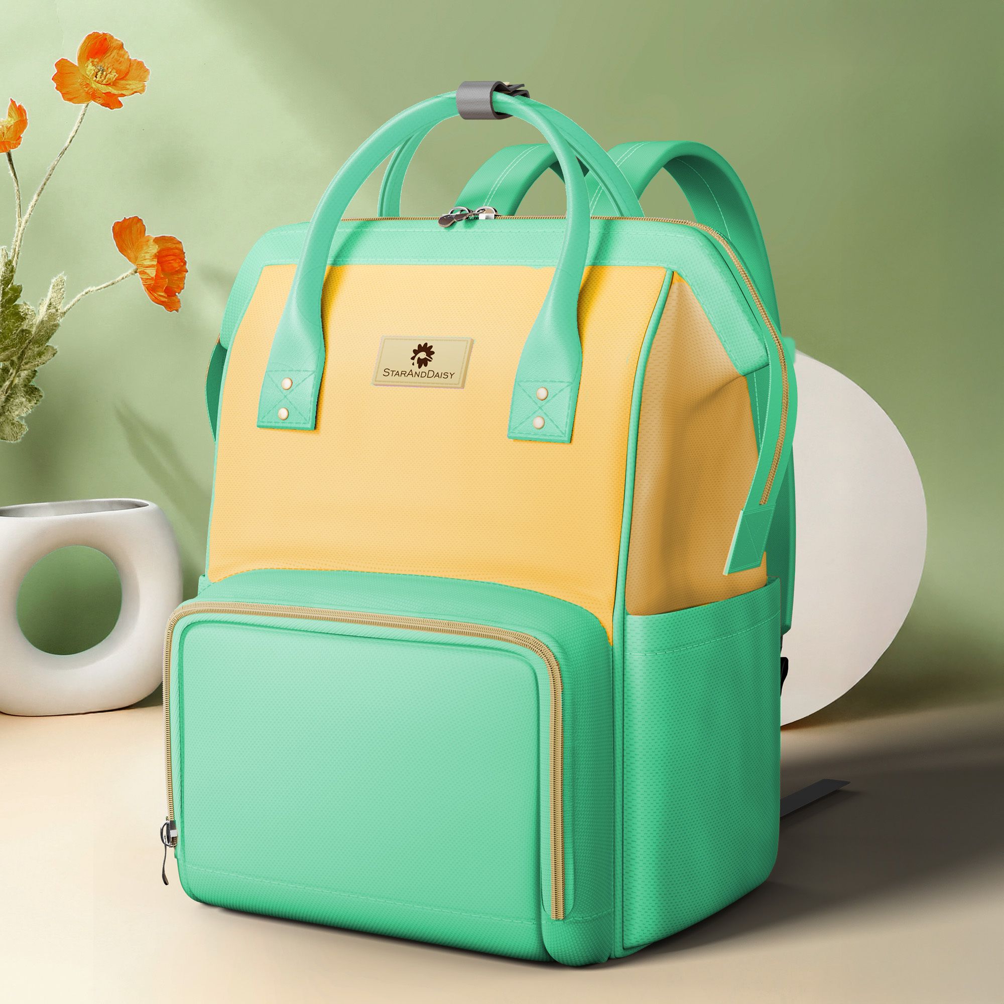 Baby Diaper Bag For Mothers Spacious Waterproof Backpack With Multiple Pockets Mothers Maternity Bags for Travel Diaper Backpack