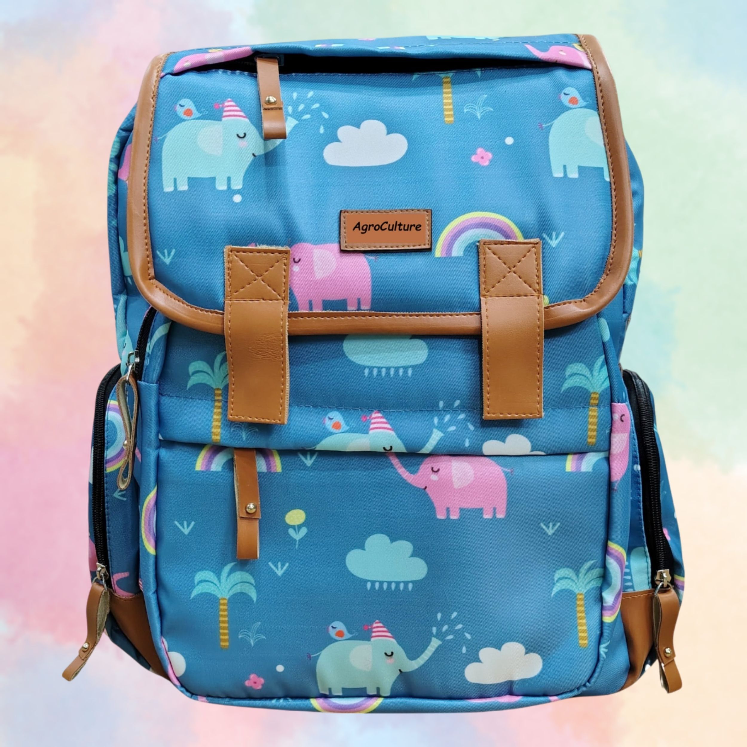 2-in-1 Premium Laptop & Baby Essential Diaper Bag Travelling Bag for working mom Baby Diaper Backpack-image-47