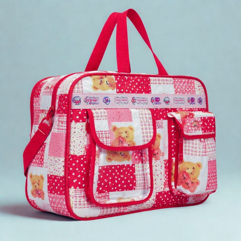 Cute Red Printed Baby Storage Bag 1 diaper bag-image-41