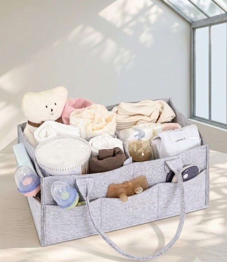 kemiv Multi-Purpose Nursery Storage Bin and Car Travel Organizer diaper bag-picture-16