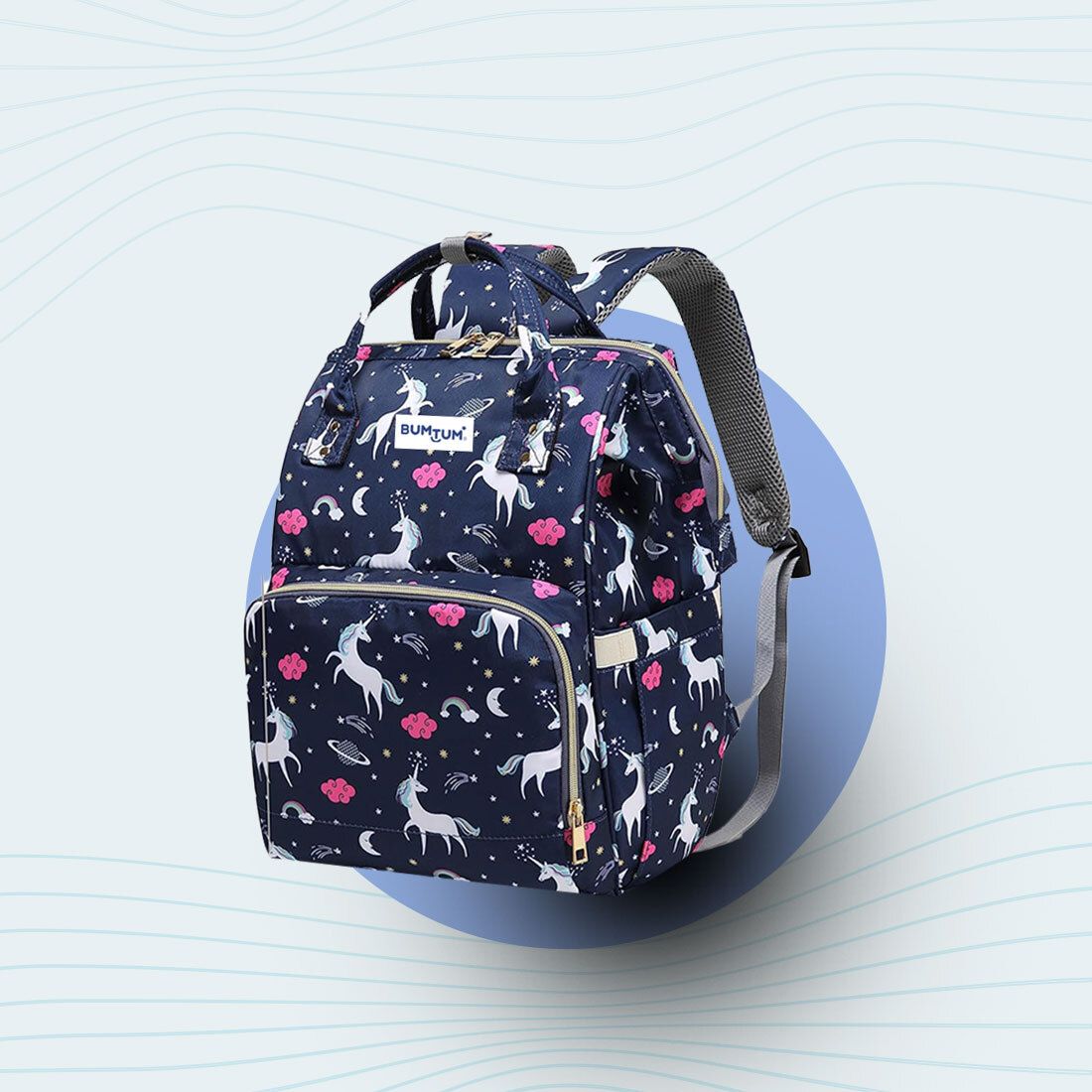 Baby Diaper Bag For Mothers Spacious Waterproof Backpack With Multiple Pockets Mothers Maternity Bags for Travel Diaper Backpack