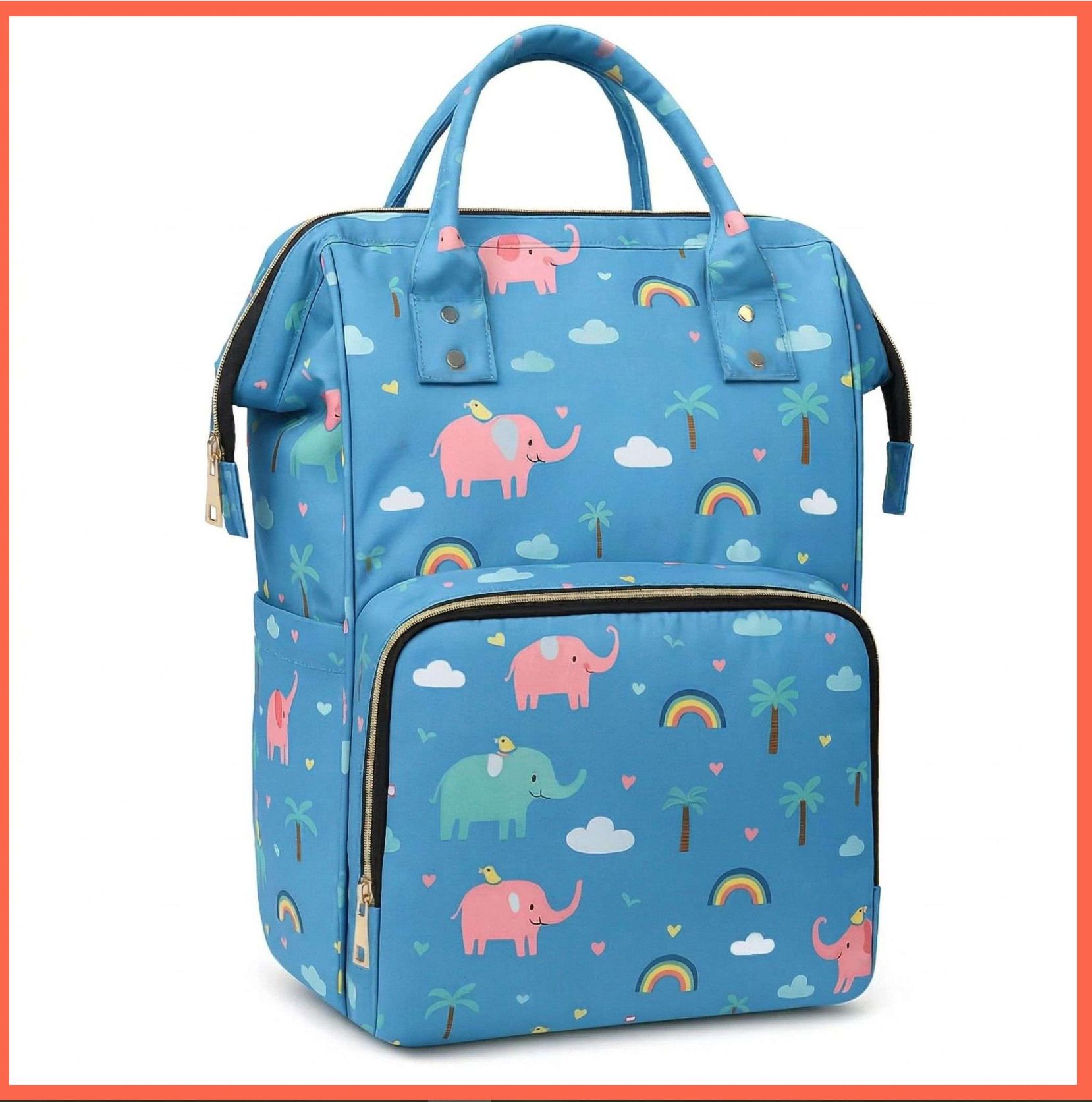 msatrw Medium 26 L Backpack Baby Diaper Bag for Mothers (Blue) Dipper beg-picture-14