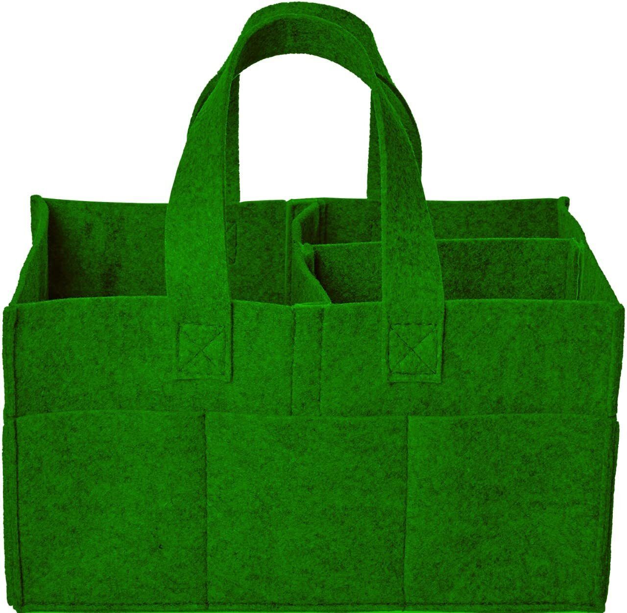 Premium Baby Diaper Caddy Organizer Storage Basket with Handle(Green) Baby Diaper Caddy Organizer-image-42