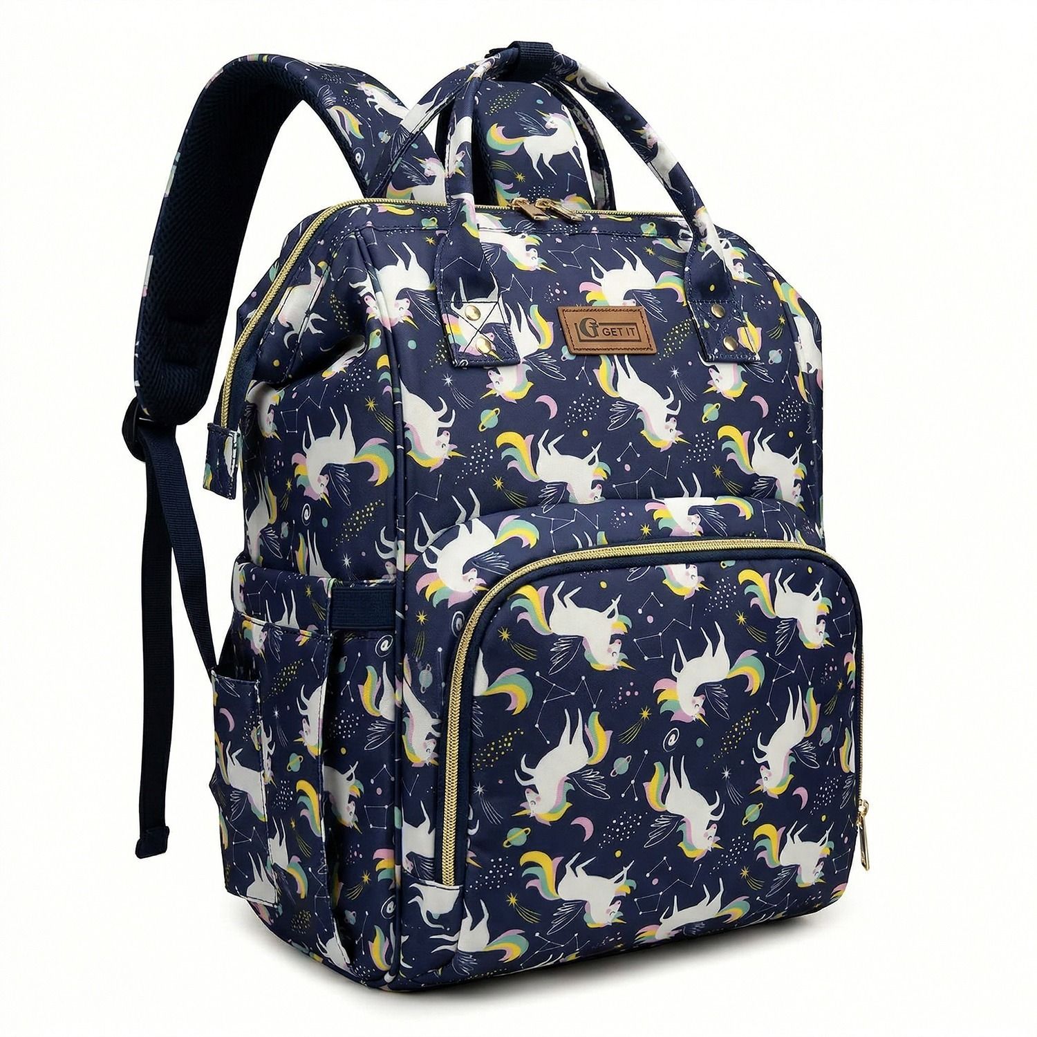 Mother Diaper Bag, Multi Pocket Water Resistant, Hospital Bag Mom Warranty Mother Diaper Bag-image-9