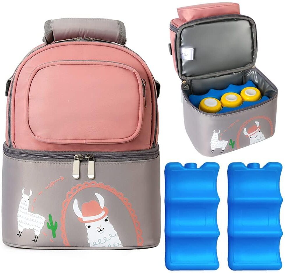 gustave Thermal insulated baby diaper bag for travel with double layer storage Tote Diaper Bag-picture-23