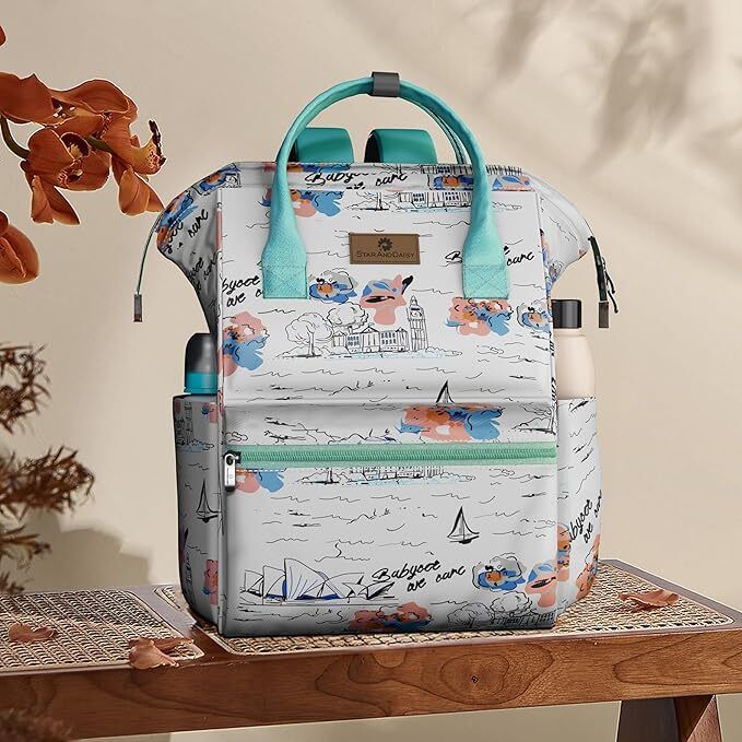 Premium Baby Diaper Bag Spacious, Waterproof Backpack with Multiple Pockets Mothers Maternity Bags for Travel Diaper Backpack-image-42