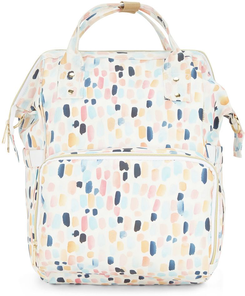 haus & kinder Art on Canvas - Chic Diaper Bag Backpack for Moms (20L) , Spectrum Diaper Bags-picture-27