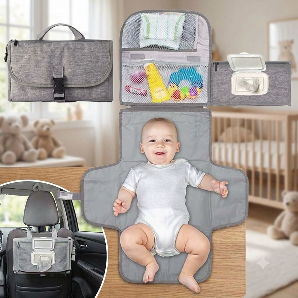 whipbird Portable Diaper Changing Pad for Newborn baby and boys Diaper Bag-picture-23