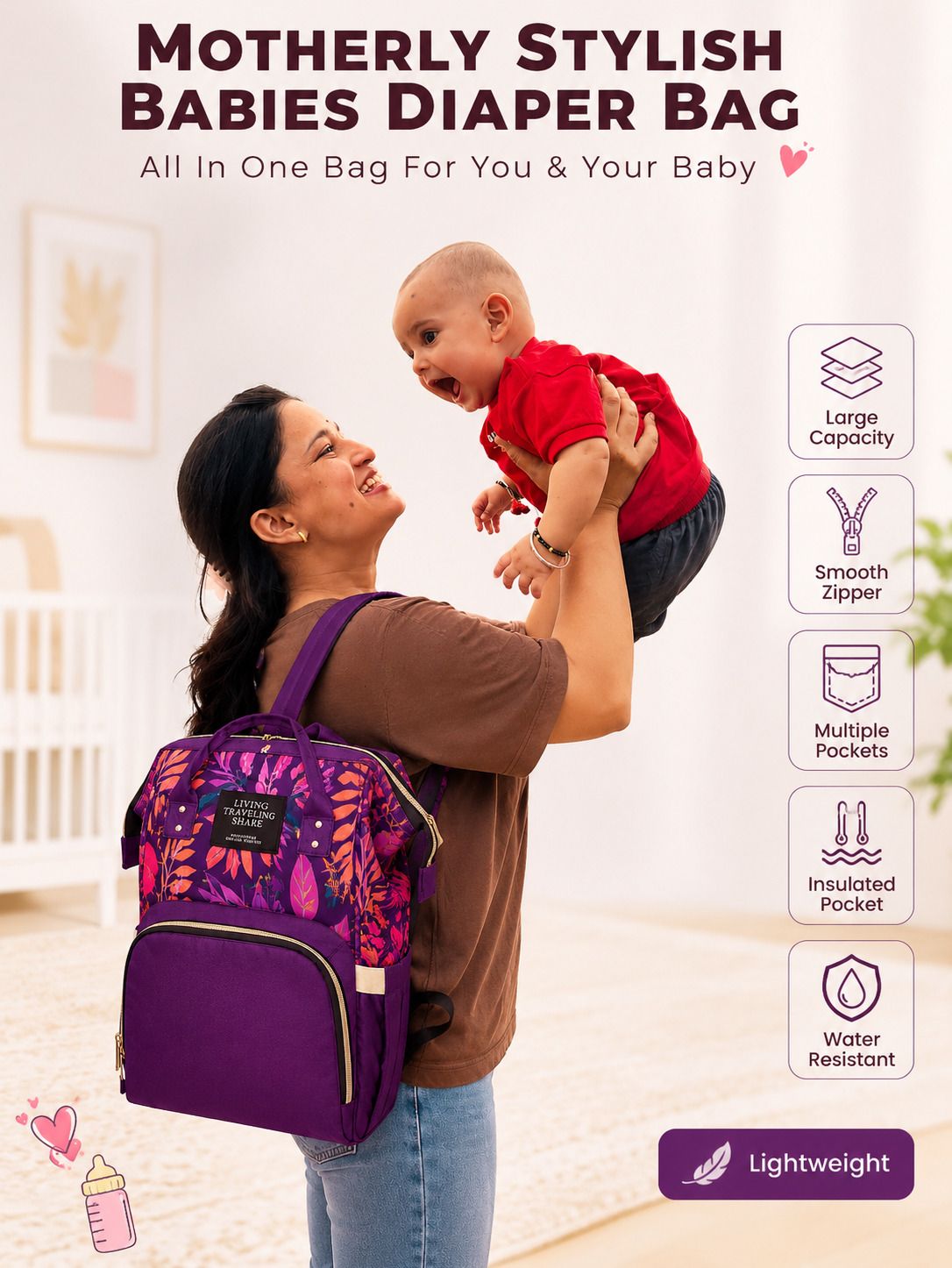 baby aura Baby diaper Bag Diaper bag-picture-32
