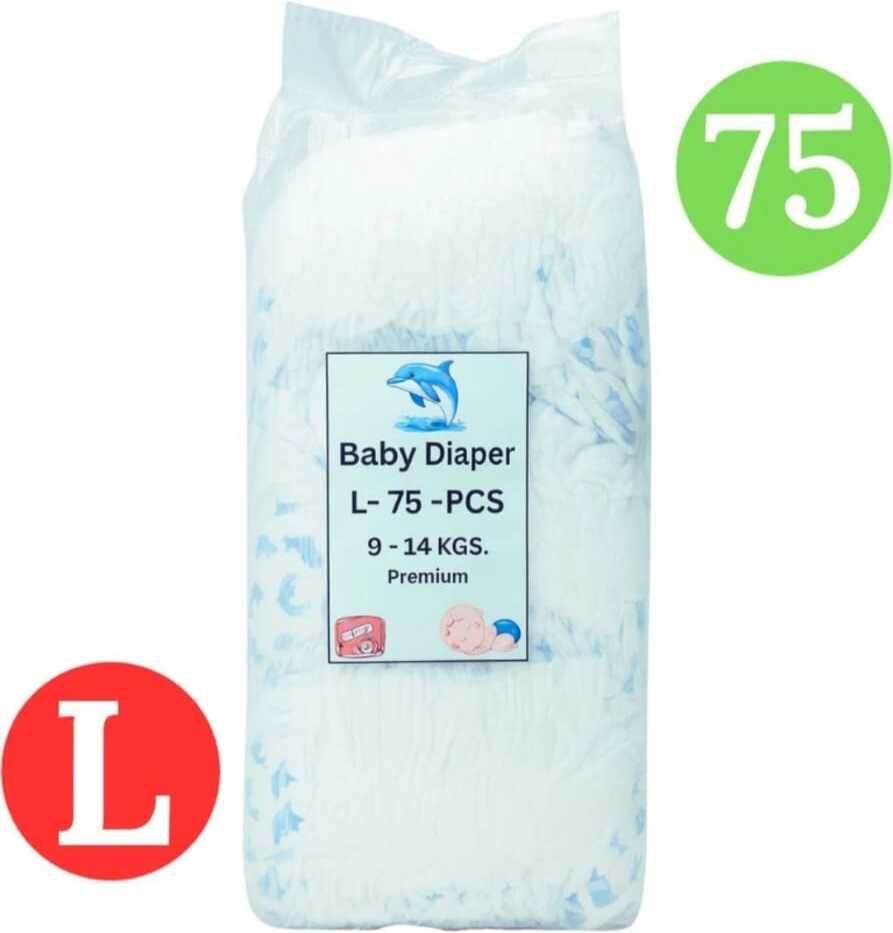 shreeji SoftCare Baby Diapers L-75 BABY DIAPER-picture-44