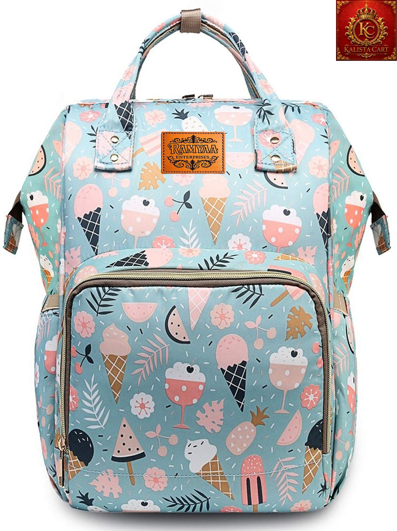 kalista cart baby diaper bag; ice cream (Multicolor)68 baby diaper bag-picture-40