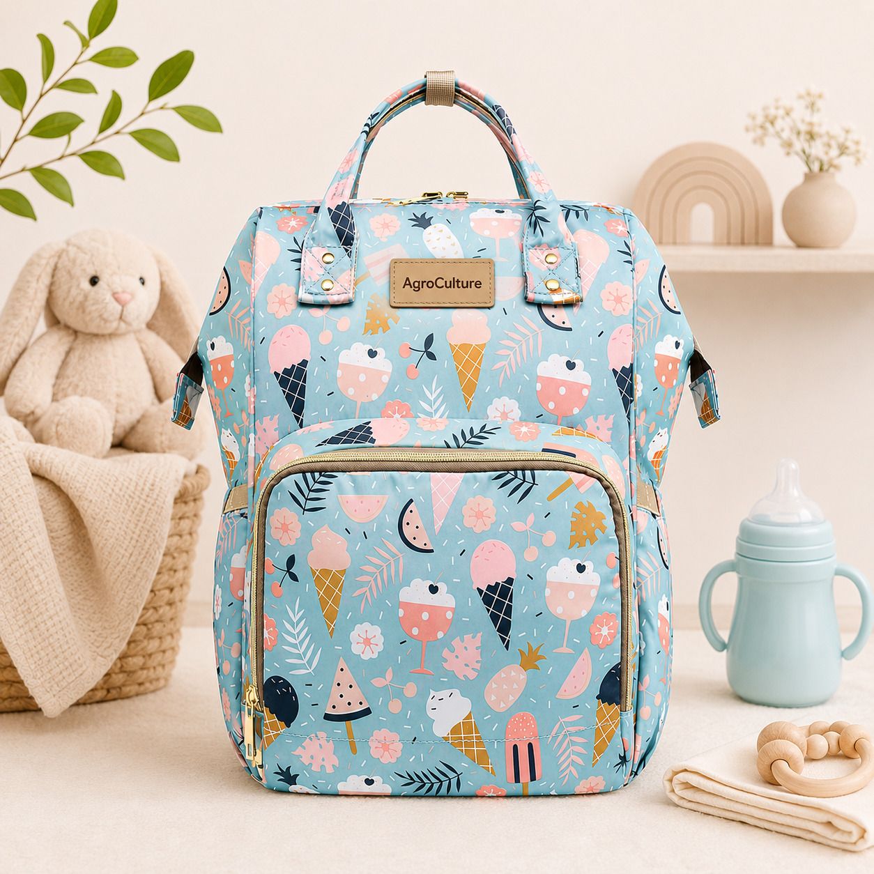 Parent Essentials Diaper Backpack with Smart Organization Diaper Bag-image-26