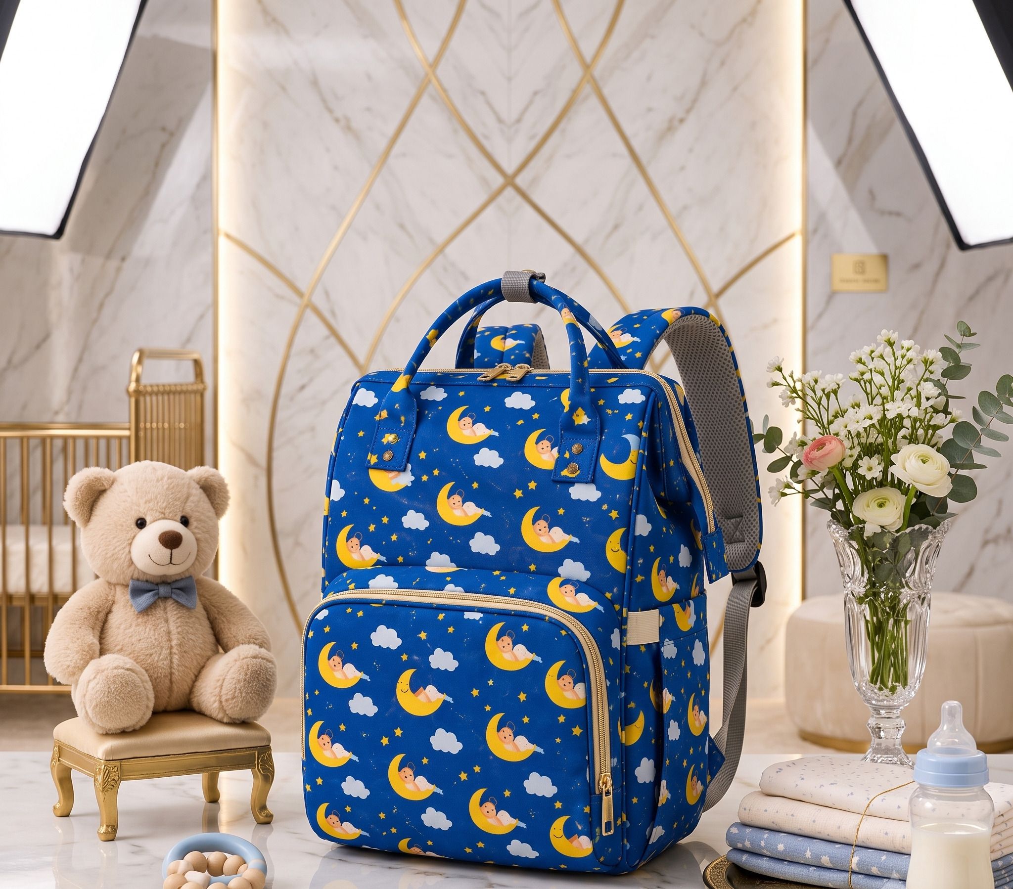 Waterproof Diaper Bag Diaper Backpack-image-23