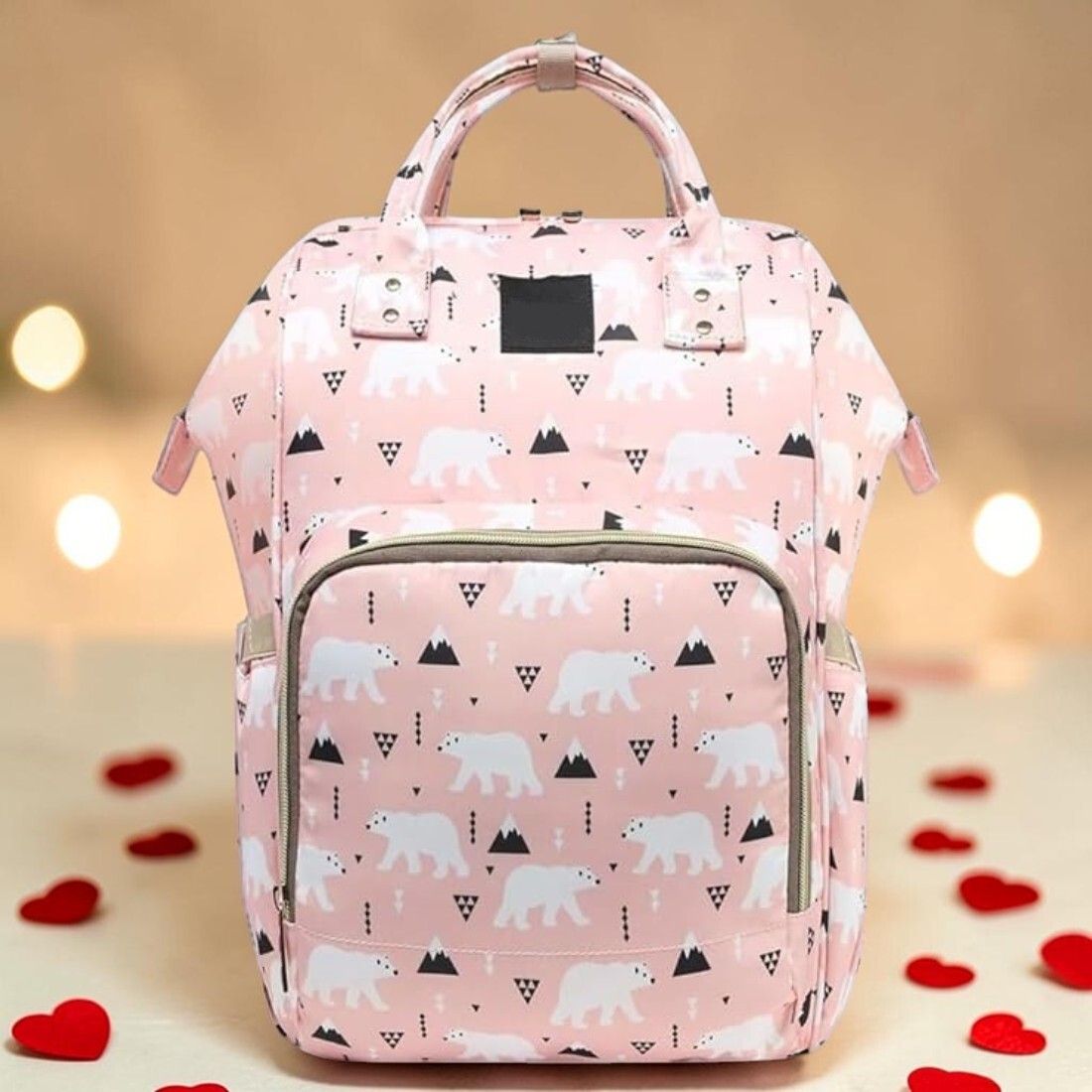 Portable Baby Essentials Backpack Bag Diaper Backpack-image-16