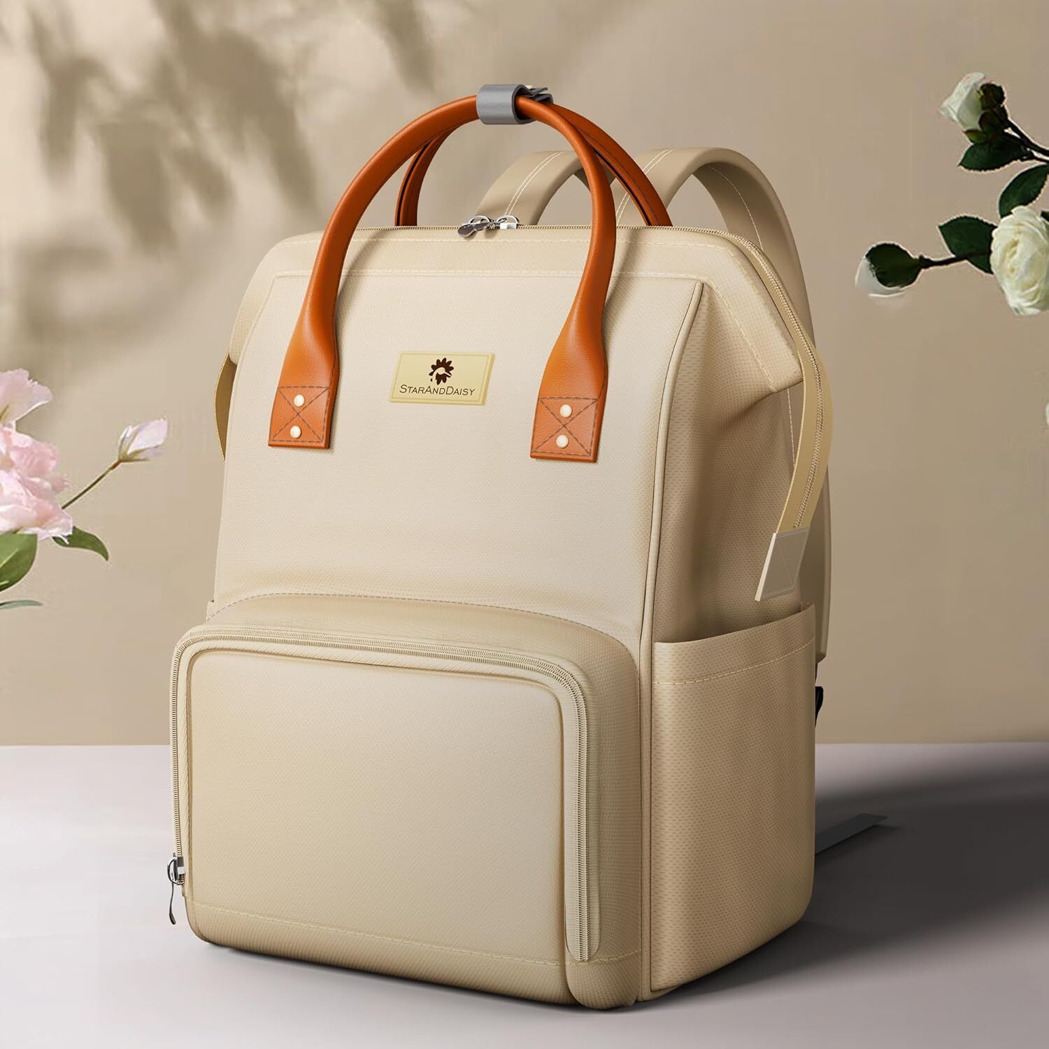 Baby Diaper Bag For Mothers Spacious Waterproof Backpack With Multiple Pockets Mothers Maternity Bags for Travel Diaper Backpack-image-17