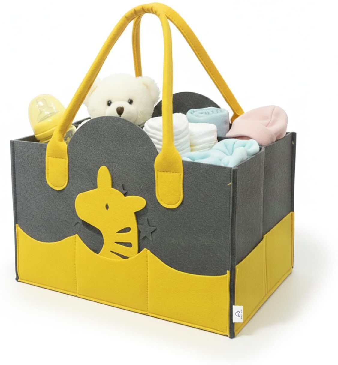 Baby Diaper Caddy Organizer | Portable Nursery Storage Basket Baby Diaper Caddy Organizer-image-17