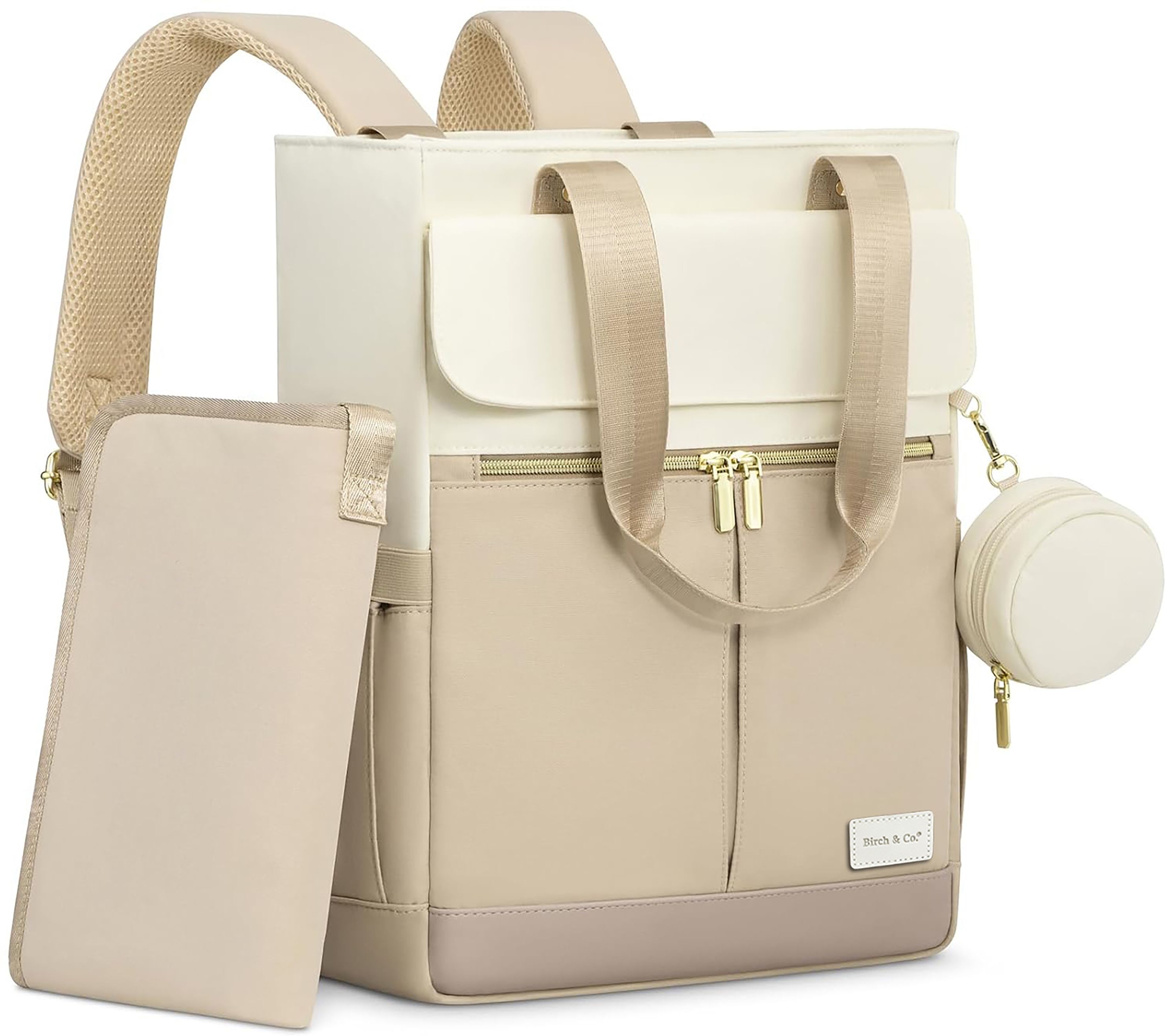 Diaper Bag for Mothers for Travel, Baby Waterproof Backpack with Changing Mat Diaper Bag-image-30