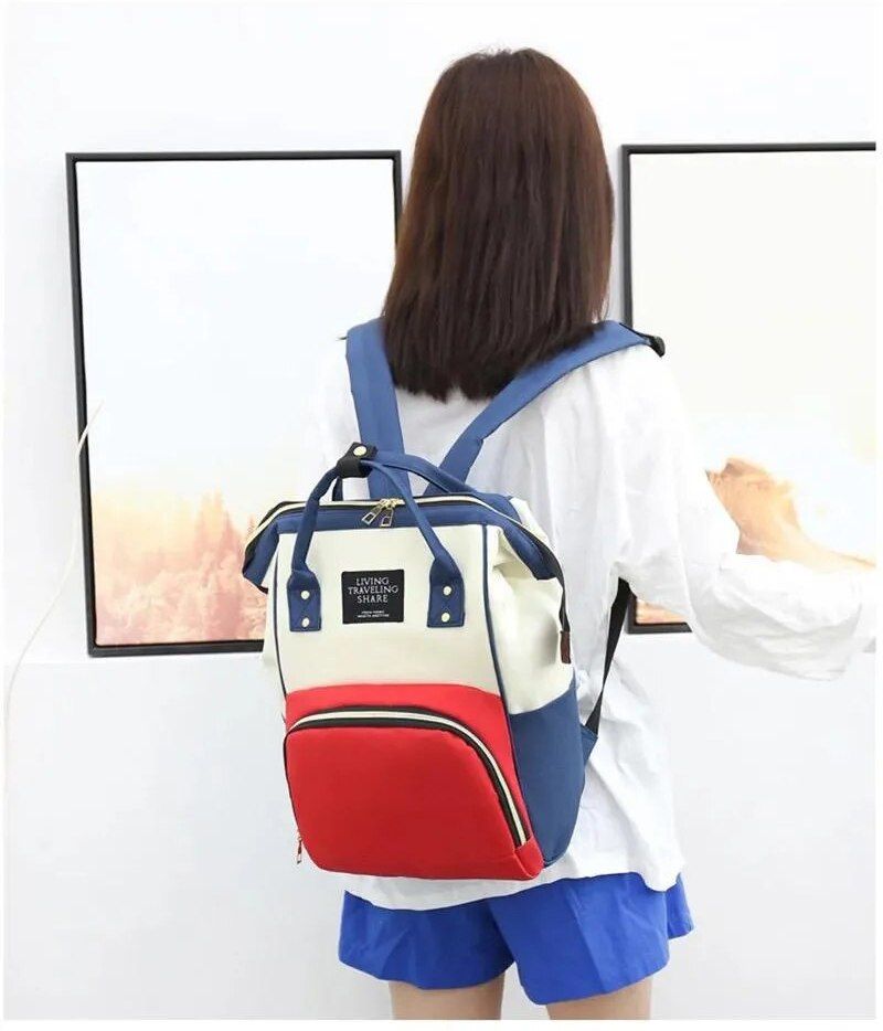 Baby Diaper Bag For Mothers Spacious Waterproof Backpack With Multiple Pockets Mothers Maternity Bags for Travel Diaper Backpack