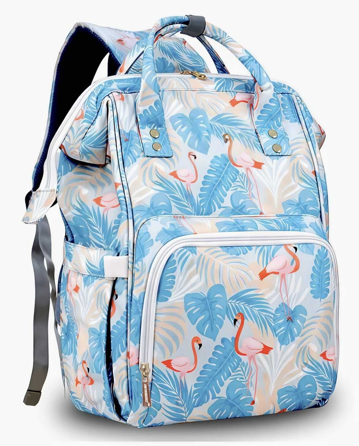 Premium Maternity Diaper Bag Stylish, Spacious Baby Backpack (Blue) baby Diaper Bag-image-3