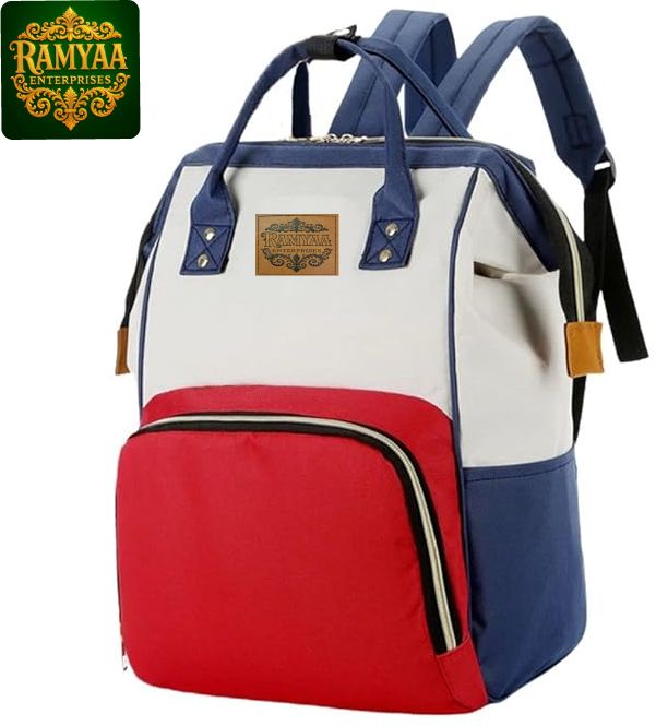 Tricolor mothers diaper Bag Backpack Carrier-image-35