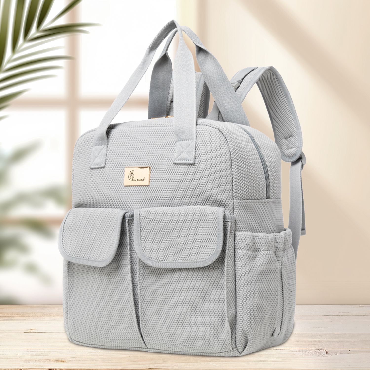 r for rabbit Caramello Breezy Multipurpose Diaper Bag with Spacious Insulated Pockets Diaper Bag For Moms-picture-14