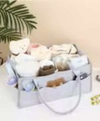 Multi-Purpose Nursery Storage Bin and Car Travel Organizer diaper bag-image-46
