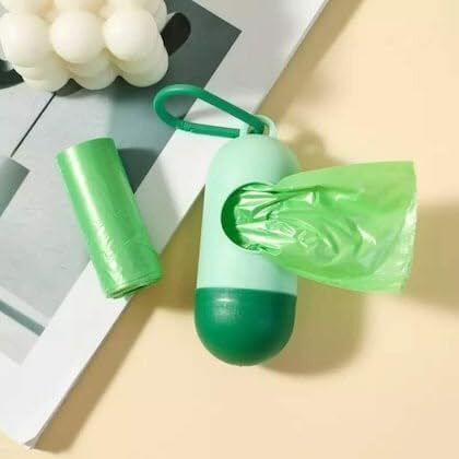 Baby Disposable Diaper Bags With Dispenser, Waste (1 Capsul and 2 Multi Color Garbage Roll)