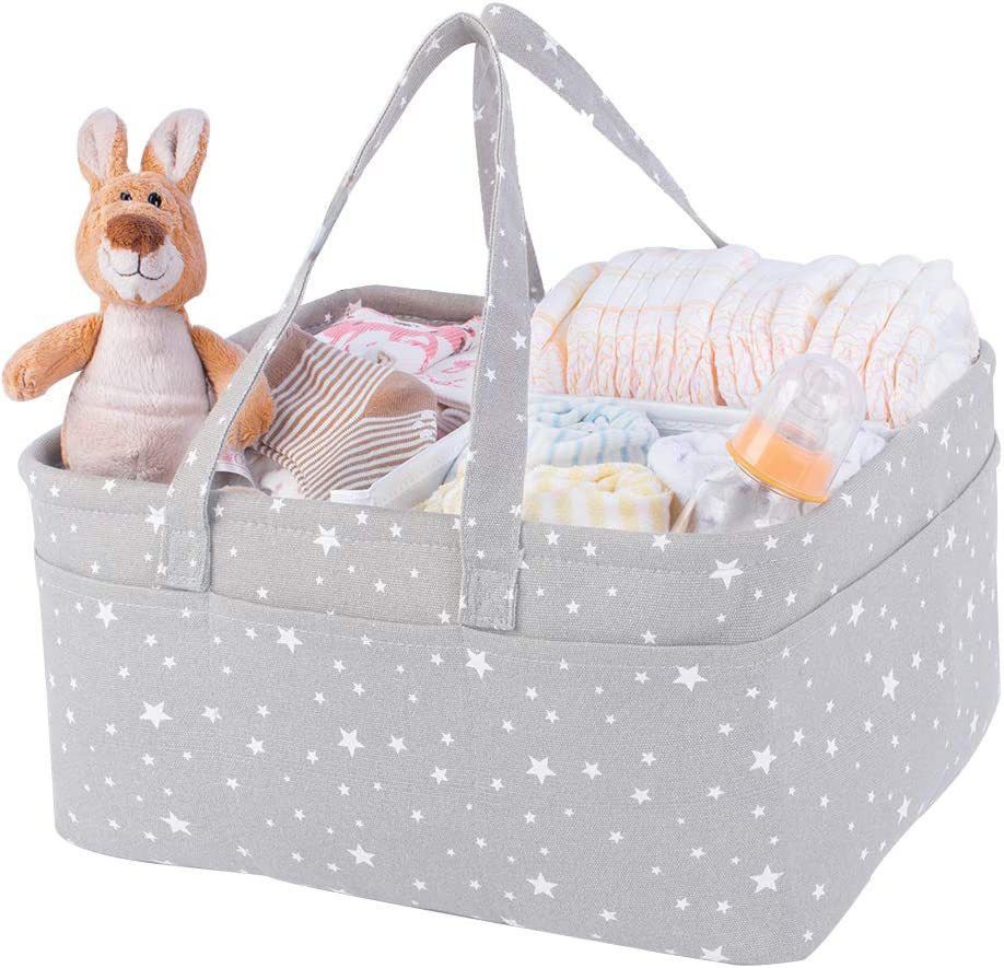 handcuffs Baby Diaper Caddy Organizer Nursery Multipurpose Bag With Bottle Cooler Diaper Caddy-picture-18