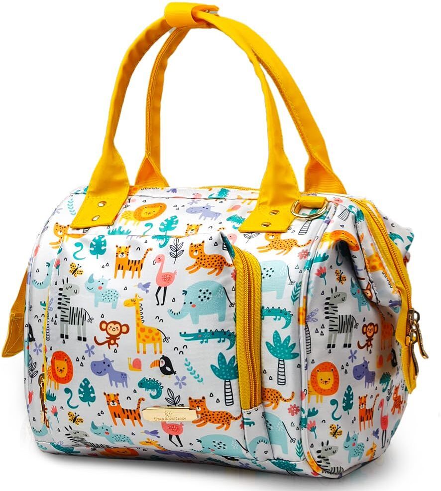 Diaper Bag for Mothers, Baby Diaper Backpack with Spacious Compartment & Waterproof, Travel Friendly Maternity Bag With Bottle Holder