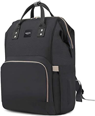 Black 001 Small Black diaper backpack 20 l bag-image-39