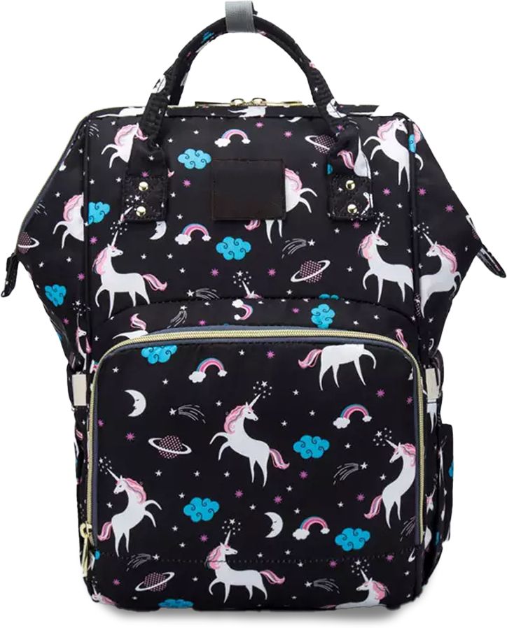 miss & chief Large Capacity Mother Bag Diaper Backpack with Insulated Bottle Storage Diaper bag-picture-11