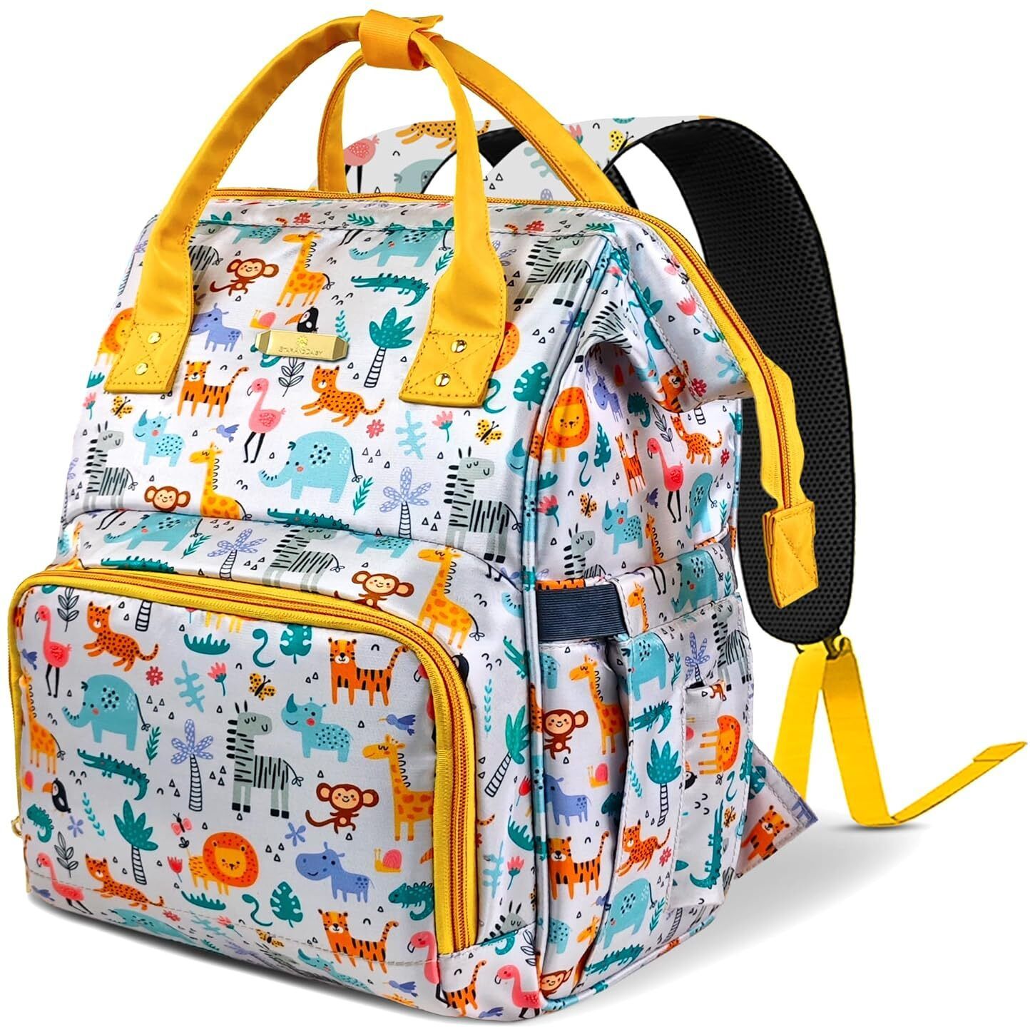 Baby Diaper Bag For Mothers Spacious Waterproof Backpack With Multiple Pockets Mothers Maternity Bags for Travel Diaper Backpack-image-16
