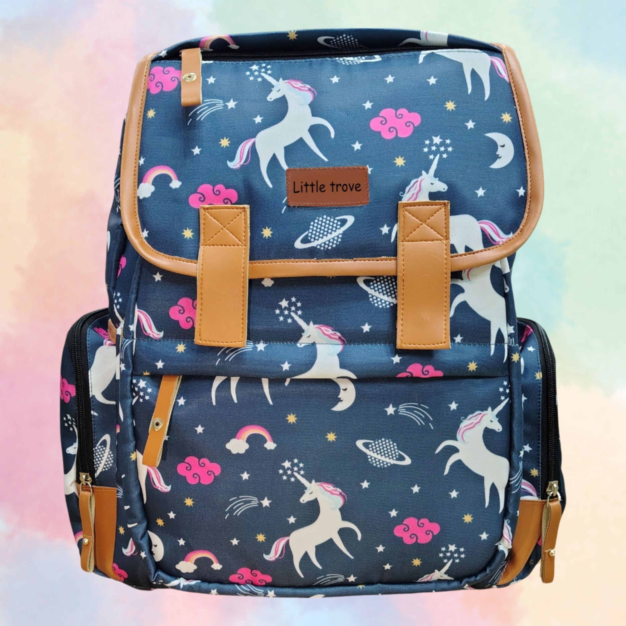 2-in-1 Premium Laptop & Baby Essential Diaper Bag Travelling Bag for working mom Baby Diaper Backpack-image-43