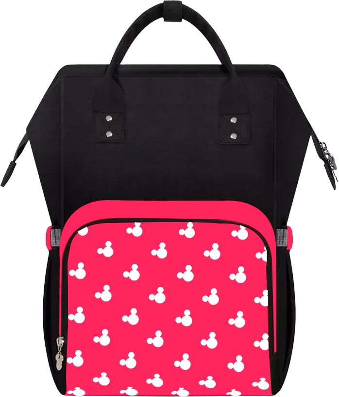 Large Capacity Mother Bag Diaper Backpack with Insulated Bottle Storage Backpack Diaper Bag-image-15