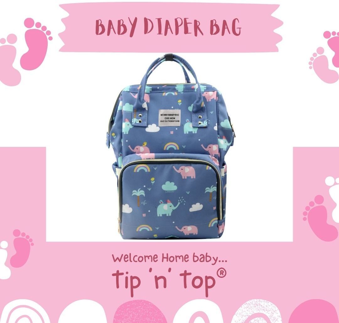 Premium Baby Diaper Bag for Mother & a sipper bottle for kids Diaper Backpack-image-49