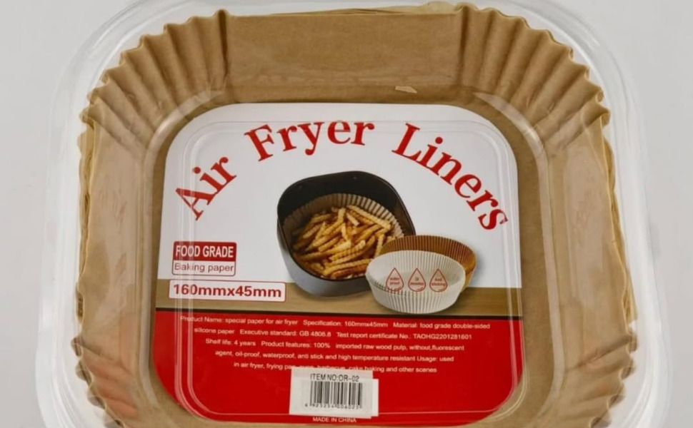 Air Fryer Disposable Paper Liners 160mm x 45mm Diaper Disposal Bin