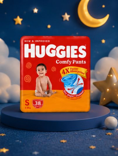 Baby Diapers Comfy Pants S38 4-8kg Super Dry Comfort Pant Diapers - S-image-45
