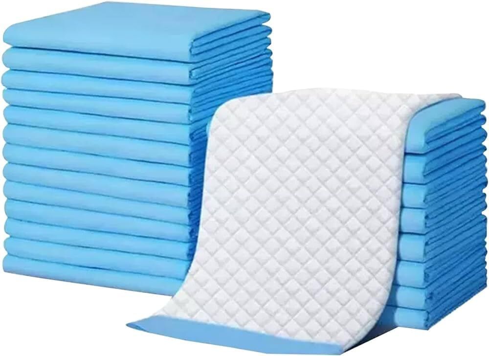 Unisex Disposable Underpads 90x60cm | Bed Protection pad (Pack of 100) Adult Diapers - L-image-33